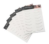 Operitacx 5 Sheets Lower Eyelash Shaping Makeup Sticker Eyelash Extension Tattoos 5.89x4.32x0.04in Easy to Use High Adherence Natural Look for Women Night