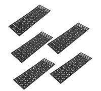 Operitacx 5 Sheets Russian Keyboard Stickers Matte Finish Desktop Replacement Labels for Effortless Typing Experience Durable Fade Resistant for Learning Russian Language Laptops Computers