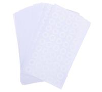 Operitacx 50 Sheets Self Adhesive Paper Hole Reinforcement Stickers PVC Labels for Binders Notepads Documents Calendars and Recipe Books Strong Adhesion for Long Term Protection