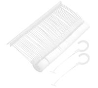 Operitacx 5000pcs Plastic Clothing Tag Fasteners with Hook Barbs for Efficient Tagging and Secure Attachment Large Capacity White Tag Attachments for Retail Label
