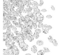 Operitacx 500pcs Acrylic Diamond Shape Vase Fillers for Party Centres, Reflects Light with Shimmering and Elegant Ornamental Table Scatter Crystals