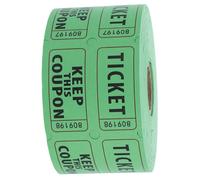 Operitacx 500pcs Double Roll Raffle Tickets with Numbered Stubs for Events Concerts Holiday Fundraisers Class Rewards Perforated Easy Tear with Space Compact and Multipurpose