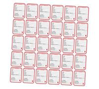 Operitacx 50pcs Car Seat Emergency Info Stickers Medical Id Adhesive Labels Flexible Write Medical Alert Tags for Quick Access to Critical Health Information