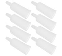 Operitacx 50pcs Dropper Caps Ampoule Bottle Dropper Caps 10ml Funnelshaped Translucent Tpe Material Preventing Waste Precise Liquid Dispensing for DIY Projects