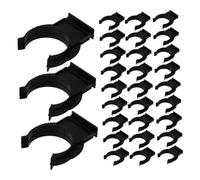 Operitacx 50pcs Kitchen Plinth Leg Clips Plastic Corner Support Fastener for Cabinet Kick Boards Durable Furniture Levelers Pads for Kitchen Cupboards and Baseboards
