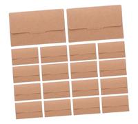 Operitacx 50PCS Kraft Paper Card Sleeves for Standard Credit Cards Business Ids Hotel Keys Magnetic Strip Protection for Transit
