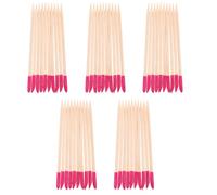 Operitacx 50pcs Nail Sanding Sticks Manicure Sanding Sticks Double-Ended Wood Cuticle Pusher Shaping and Refining Nails Personal Grooming on The Go