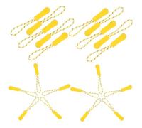 Operitacx 50Pcs Plastic Zipper Puller Replacement with Heavy Duty Cord for Luggage Backpacks Jackets and Bags Sturdy Hardwearing Coat Zipper Tabs Easy to Install and