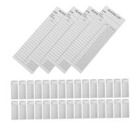 Operitacx 50pcs Reading List Paper Bookmarks No Hole Lightweight Portable Book Tracker for Readers Book Club Literary Supplies Organizer