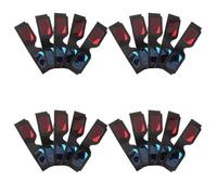 Operitacx 50pcs Red Cyan 3D Glasses: Black Frame Anaglyph Glasses - Cardboard 3D Viewing Eyeglasses for Movies Comics and STEM Science Projects