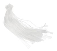 Operitacx 50pcs Reusable Foldable White Pe Fruit Bags Mesh Produce Bags Simple Structure for Supermarket Fruit Packaging and Home Shopping