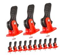 Operitacx 50pcs Tile Leveling System Kit with Shaped Spacers Reusable Floor Leveling Compound Tool for Precise Tile Installation and Uneven Floor Correction