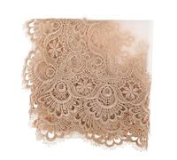 Operitacx 50x31.50x0.04 in Tv Screen Dust Proof Cover Wall Mounted Tv Lace Cover Vintage Lace Dust Shield European Style Elegance Proof Shielding Screen and Monitor Indoor Living Room Golden