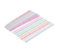 Operitacx 540Pcs Colorful Origami Paper Strips for Crafts Double Sided Star Folding Paper DIY Hand Art Material for Beginners and Advanced Users for Party Decorations and Scrapbooking