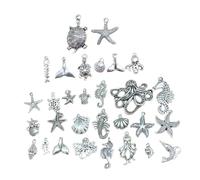 Operitacx 56pcs Life Pendant Ocean Charms Antique Jewelry Charm Diy Bracelet Crafts Jewelry Making Pendant for Bracelet for Necklace