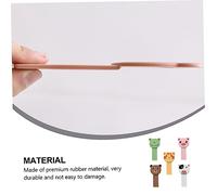 Operitacx 5pcs Cartoon Toilet Seat Lifters Soft Durable Cover Handles for Home Hotel Dorm Noise Reducing Sanitary Toilet Cover Lifting Tools