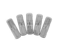 Operitacx 5pcs Clear Rectangular Pen Storage Case Plastic Fountain Pen Display Organizer for Pencils Stationery Office Supplies Lightweight Desktop Container