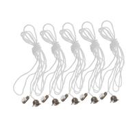 Operitacx 5pcs Cord Extension Pull Cord Switch Handle for Ceiling Fan and Light Durable Pull Chain Extender with User Friendly Design for Easy Operation Home and Bathroom