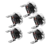 Operitacx 5pcs Dc47-000 250v/16a 185℉ Dryer Thermostat Fuse Thin Band Heating Element Replacement for Household Dryer Parts Electrical Appliance Heat Control for