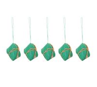 Operitacx 5pcs Delicate Sachet Portable Sachet Festival Accessory Lightweight Cotton Cloth Creative Appearance Green for Dragon Boat Festival Decoration