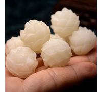 Operitacx 5pcs DIY Buddhist Beads Jewelry Five-Layer Bodhi Root Lotus Flower Bead for Crafting Necklace Bracelet Earrings