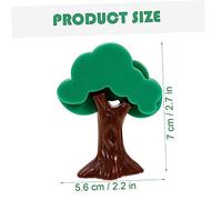Operitacx 5pcs Forest Tree Accessories for Train Track Scene Model Easy Assembly Landscape Trees for Railroad Scenery Safe Non Toxic Materials Parent DIY to Enhance Practical Skills