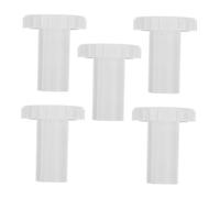 Operitacx 5pcs Freezer Drain Plugs Leakproof round Plastic Hole Plugs Replacement Screw Caps with Hygienic Solution for Home Use and Cooler Protection