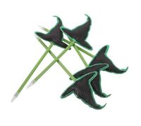 Operitacx 5pcs Halloween Wizard Hat Ballpoint Pens for Smooth Gel Ink School Supplies Reward Novelty Ink Pens Creative Cartoon Design Writing Accessories for Birthday Party Favors