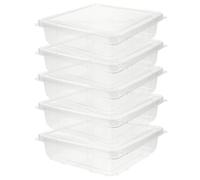 Operitacx 5pcs Hat Carrier Storage Boxes for Woolen Hats with Transparent Design Not Easily Broken Travel Organizer for Men and Women
