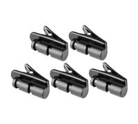 Operitacx 5pcs Headphone Cord Clips Wire Lapel Clips Earphone Cable Clamps for Collar Attachment Indoor Outdoor Use with Premium Abc Material