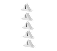Operitacx 5pcs Heavy Duty Fence Post Brackets Plastic Garden Base Support for Courtyard Privacy Screen Anti-Dumping Stable Outdoor Fencing Holder