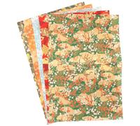 Operitacx 5pcs Japanese Style Wrapping Paper Set, Multipurpose Art Craft Paper with Origami Crane Design, Random Style Wrap for DIY Packaging, Bouquet and Book Cover