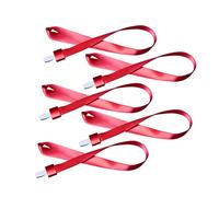 Operitacx 5pcs Metal Id Lanyard Badge Alloy Card Holder Strap for Work Permit Certificates Holder