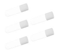 Operitacx 5pcs Portable Nozzle Organizer Storage Box for Water Flosser Replacement Nozzles, Compact Plastic Travel Case with Secure Cover for Oral Irrigator Heads at Home the Go
