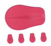 Operitacx 5pcs Realistic Artificial Dog Tongue Accessories for Plush DIY Crafting Kit Lifelike Fake Tongue Props for Halloween Tricky Decorations and Frightening Stuffed Animal