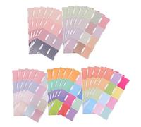 Operitacx 5pcs Self Adhesive Index Tabs Writable Sticky Flags for Bookmarks and Monthly Planner Page Markers Pastel Color Dividers for Chapter Marking and Organized File Labeling