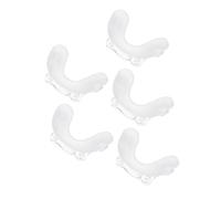 Operitacx 5pcs Silicone U Shaped Glasses Nose Pads Slip Cushions for Eyewear Soft and Comfortable Replacement Pads for Sunglasses School and Sports Use