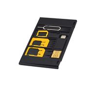 Operitacx 5pcs Sim Adapter Kit Nano to Micro Sim Adapters Otg Card Reader Set for Mobile Phones Convenient Travel Accessory Color Random