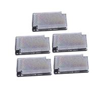 Operitacx 5pcs Square Reflector for Sensors Retro Reflective Accessory for Traffic Management Construction and Vehicle Safety Enhances Visibility and Reduces Accident Risk