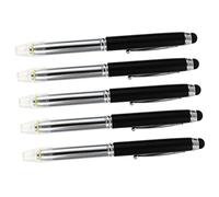 Operitacx 5pcs Stylus Pens for Touch Screens LED Light up Pen Writing for Nurse and School Use