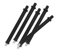 Operitacx 5pcs Toilet Brush Pole Replacement with Plastic and Iron Material Secure Connection Adapter Rods for Bathroom Cleaning Supplies Compatible Brush Handle Adapter