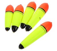 Operitacx 5pcs Weighted Eva Fishing Floats Stable Buoyancy and High-density Foam Material for River and Ocean Fishing, Lightweight Floating Buoy Gear for Rods and Tackle