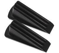 Operitacx 6 Pcs Heavy Duty Rubber Door Stopper Slip Door Floor Block Wedge with Wall Protector for Home Office School Various Floors
