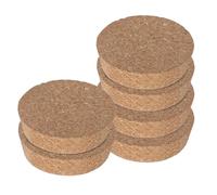 Operitacx 6 Pcs Hydroponic Vase Lids Cork Canning Jar Lids for Home Office Use Rounded Rustic Decorative Cork Material with Tight Seal Preventing Water Evaporation