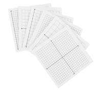 Operitacx 6 Pcs Mini Graph Paper Sticky Memo Notes with Grid Layout for Precise Writing and Drawing Self Stick Adhesive Notepads for School and Office Use Easy Removal Without Residue