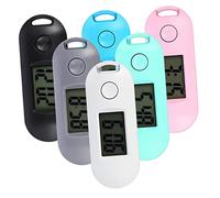 Operitacx 6 Pcs Portable Keychain Digital Watches for Students with Silent Operation Luminous Display Shell for Exam Study and Outdoor Use