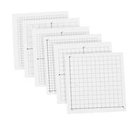 Operitacx 6 Pcs Self Stick Note Pads with Strong Adhesive Grid Lined Paper for Office School Use Portable Memo Pads for Neat Writing Drawing and Mathematical Calculations Easy Replacement