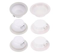 Operitacx 6 Pcs Toilet Cover Squatting Pit Deodorizer Convenient Installation Plastic Material White Sealed Toilet Lid Preventing Overflow Peculiar Smell Bathroom