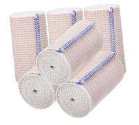 Operitacx 6 Rolls Ace Wrap Stretch Bandage Wrap Breathable Easy to Carry for Dressing and Injury Needs Stylish Striped Pattern for Shoulder Ankle Support