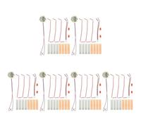 Operitacx 6 Sets Fruit Battery Science Experiment for Kids, Potato Clock Battery Toy Kit, Lemon Circuit Experiment Power Electromagnet Electricity Stick Batteries Energy Making Kit